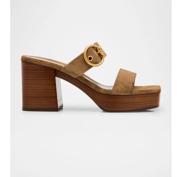 Gianvito Rossi dual band suede sandals - Picture 1 of 10